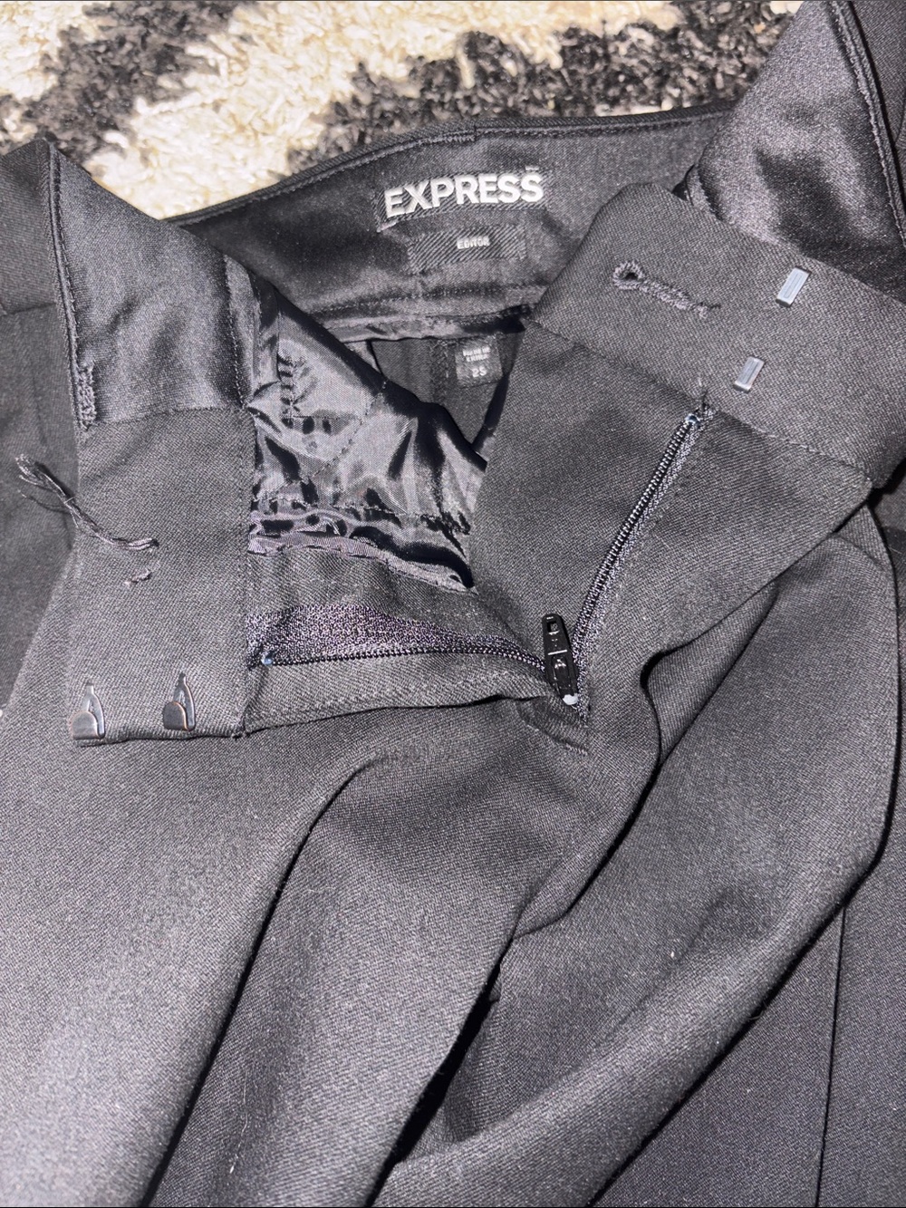 OFFERS! Women’s express pants size 2 Express Black Womens Dress Pants Trousers - Picture 5 of 6